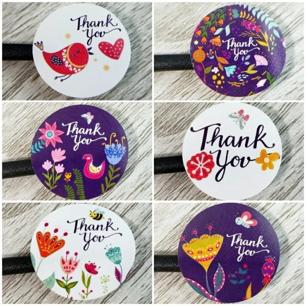8/$20 100ct Thank You Stickers Round 1